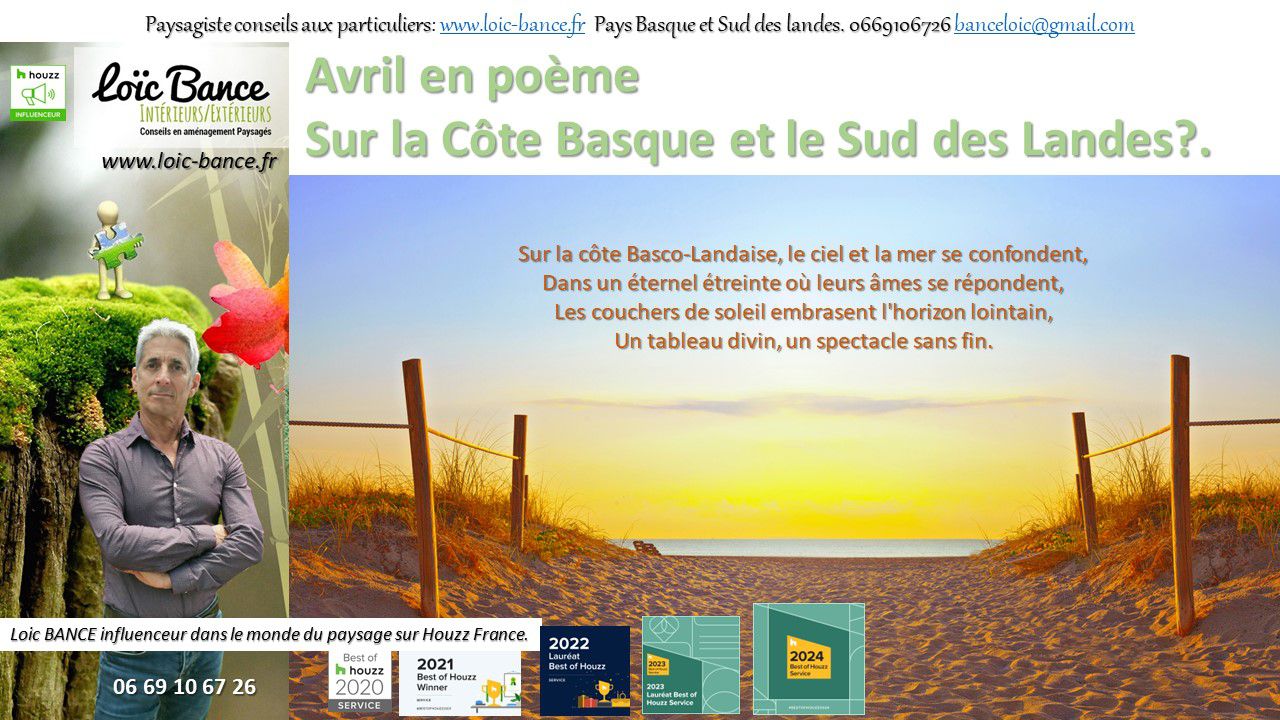 Pome d'avril et contemplation des paysages
