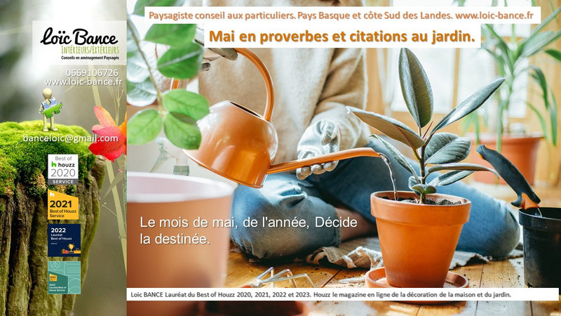 Paysagiste Bayonne mai 2024 Proverbes et citations au jardin