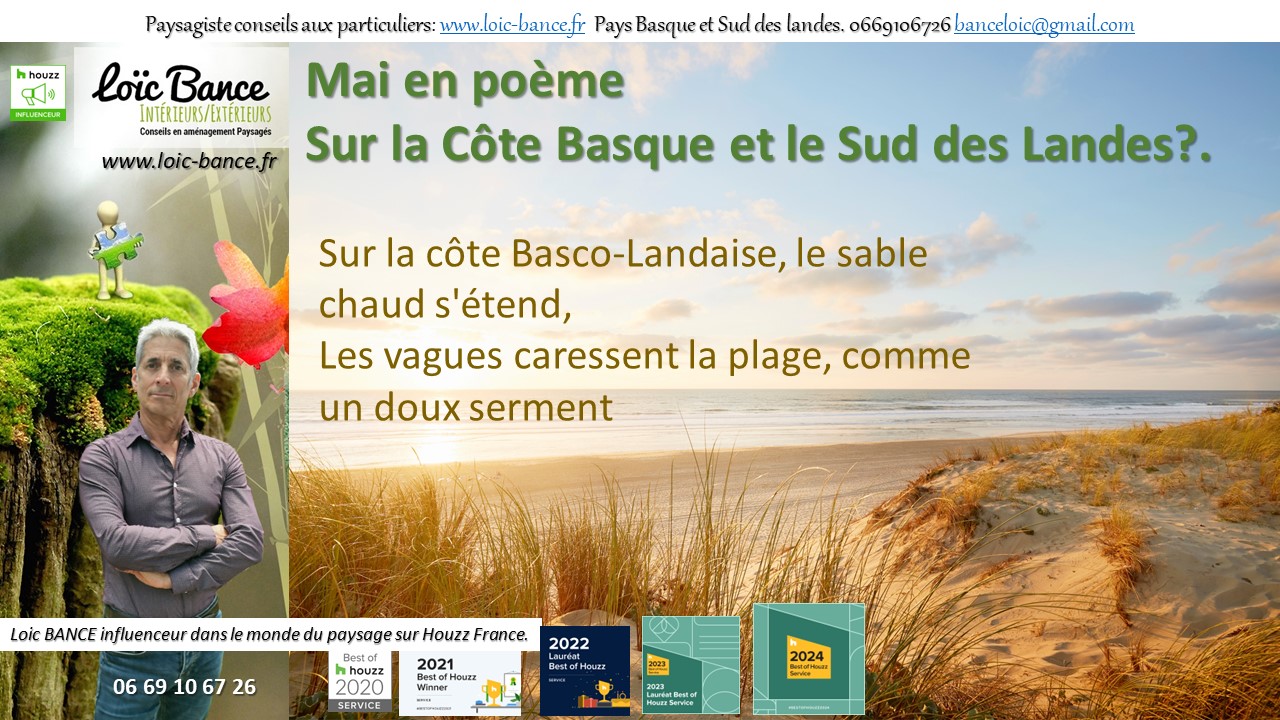 Paysagiste Bayonne mai 2024 poeme